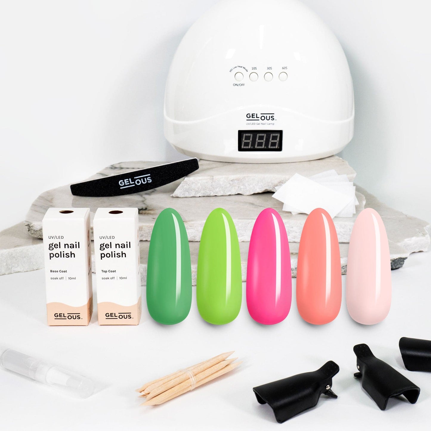 Gelous gel nail polish Secret Garden Polish Starter Pack - photographed in New Zealand