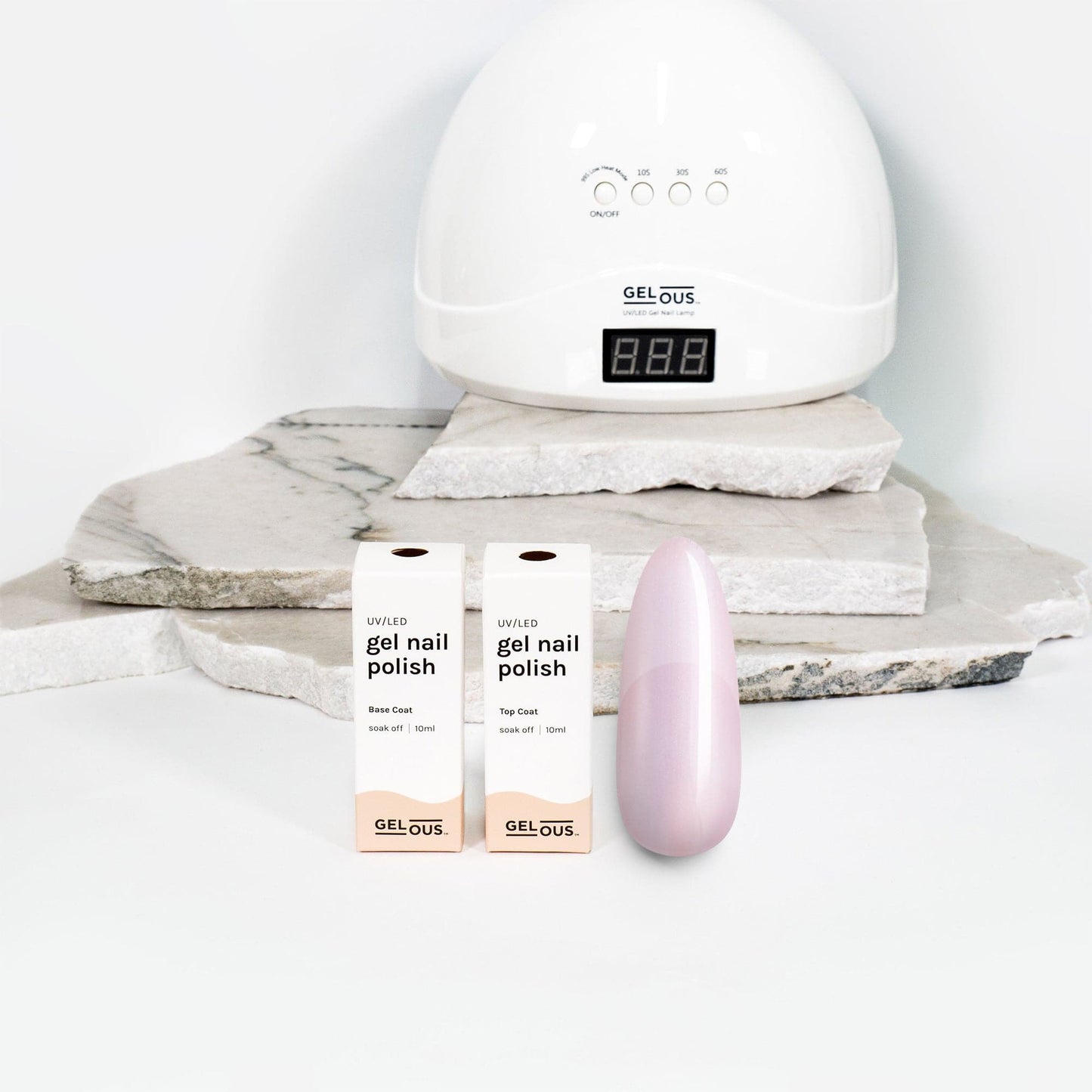 Gelous gel nail polish Shy Girl Basic Pack - photographed in New Zealand