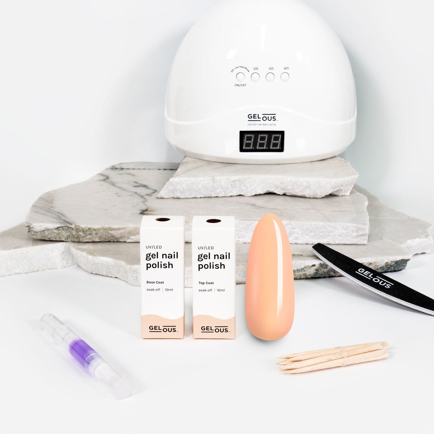 Gelous gel nail polish Sweet Nectar Essentials Pack - photographed in New Zealand