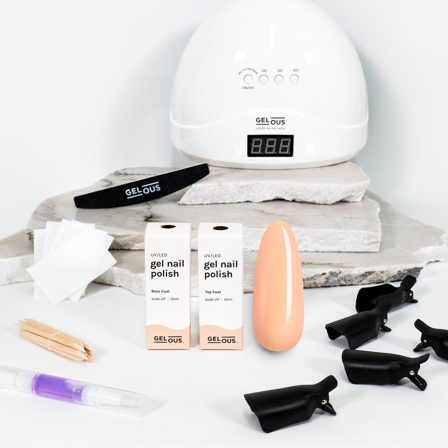 Gelous gel nail polish Sweet Nectar Starter Pack - photographed in New Zealand