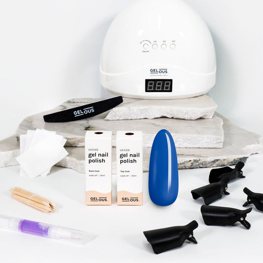 Gelous gel nail polish Vitamin Sea Starter Pack - photographed in New Zealand