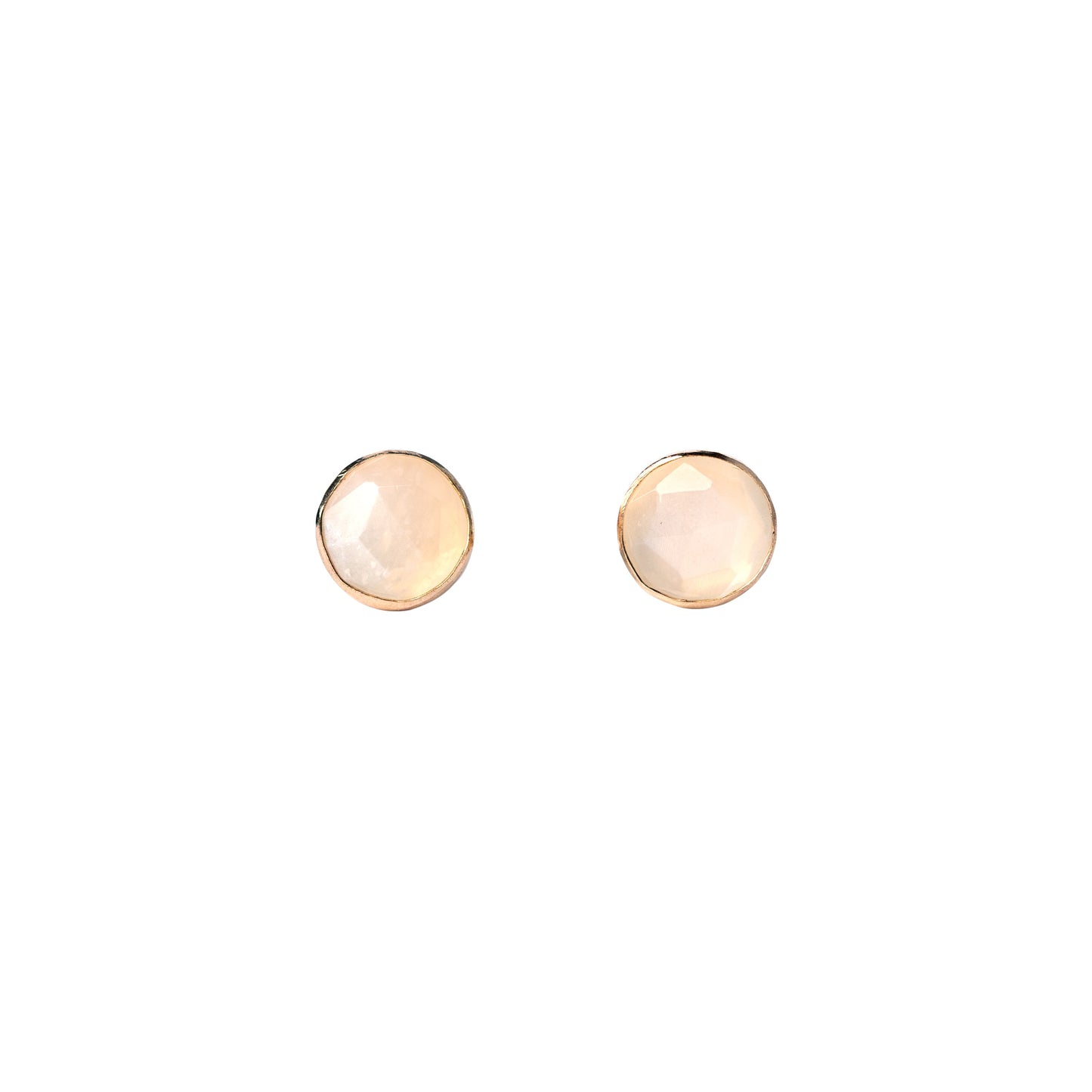 Mineral and Matter Moonstone Medium Size Stud Earrings