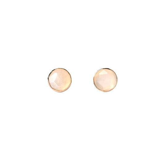 Mineral and Matter Moonstone Medium Size Stud Earrings
