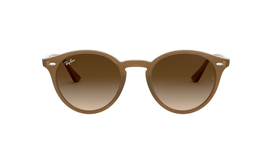 Sunglasses Rayban 2180 Brown, Grey, Mens, Non-Polarized, Plastic, Prescription, Rayban, Round, Small, Sunglasses