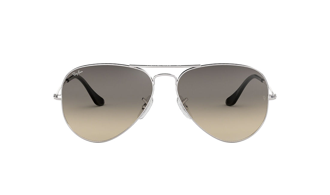 Sunglasses Rayban 3025 Aviator, Grey, Large, Mens, Metal, Non-Polarized, Prescription, Rayban, Silver, Sunglasses, Unisex, Womens