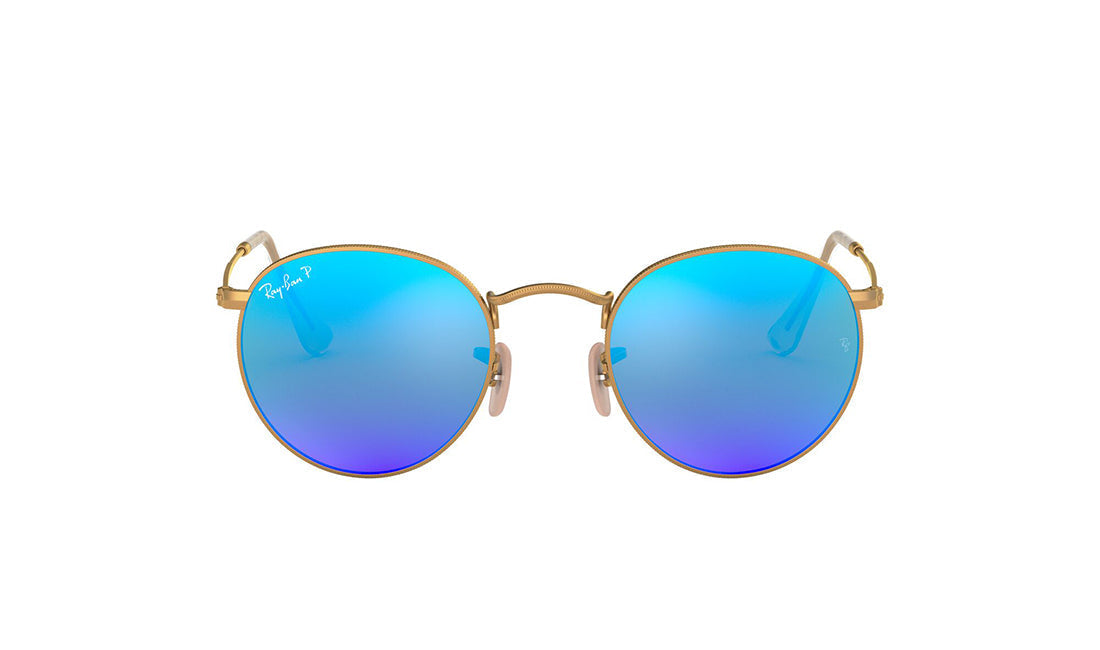 Sunglasses Rayban 3447 (Polarized) Gold, Medium, Mens, Metal, Polarized, Prescription, Rayban, Round, Small, Sunglasses, Unisex, Womens