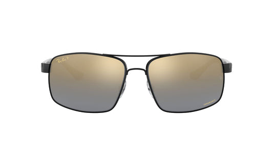 Sunglasses Rayban 3604CH (Polarized) Black, Grey, Large, Mens, Metal, Polarized, Prescription, Rayban, Rectangle, Sunglasses