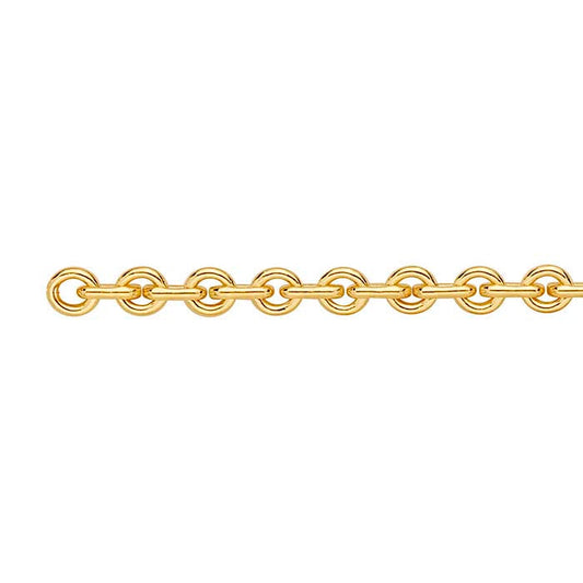 Permanent Jewelry 14k Goldfill Chain Bracelet - Roman Circle