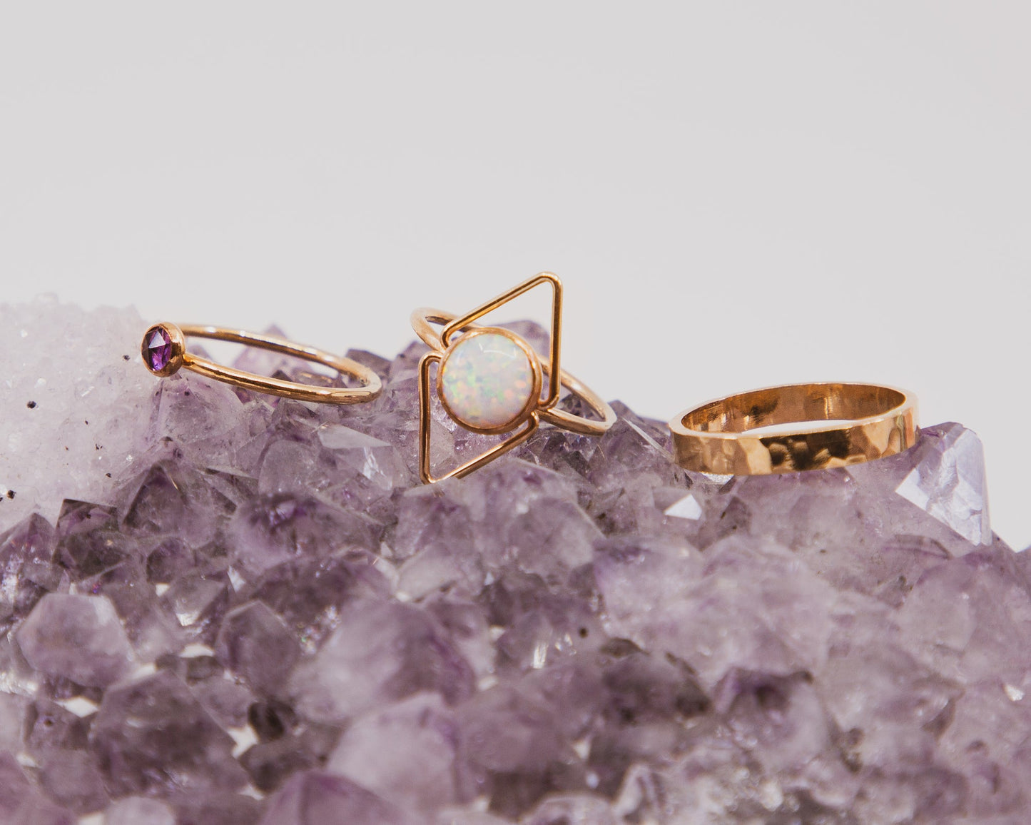 Mineral and Matter Deco Opal Ring