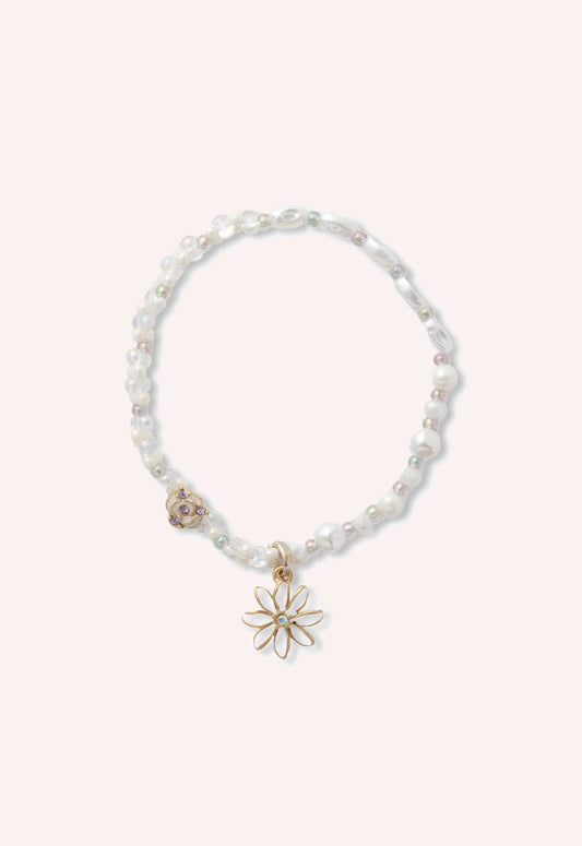 Flower Pearl Bracelet