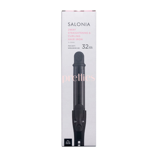 Salonia Hair Straightener & Curler 32mm (Black)