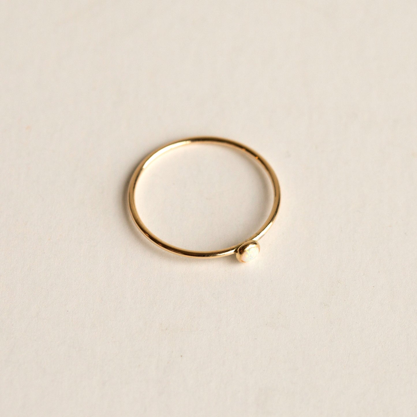 Gemstone Stacking Ring