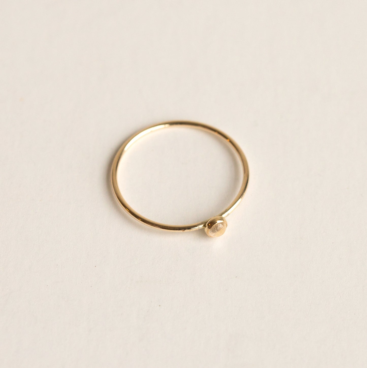 Gemstone Stacking Ring