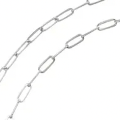 Permanent Jewelry Sterling Silver Chain Bracelet - Paperclip