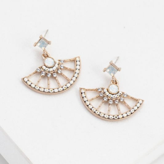 Lover's Tempo White Margot Drop Earrings