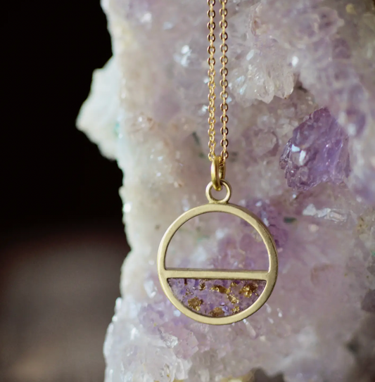 Cameoko Petite Half Moon Necklace