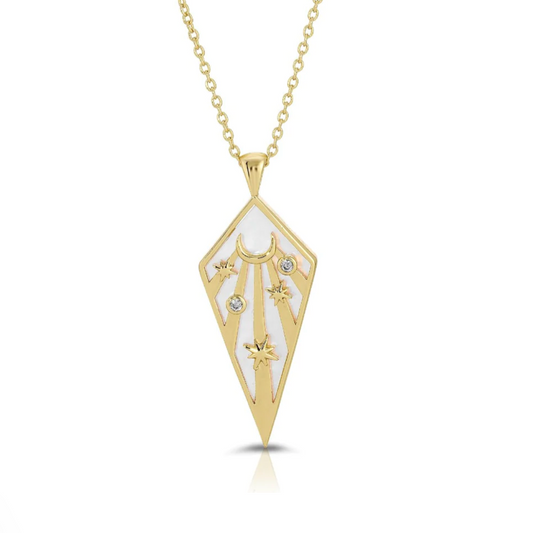 Elizabeth Stone Moonshine Necklace