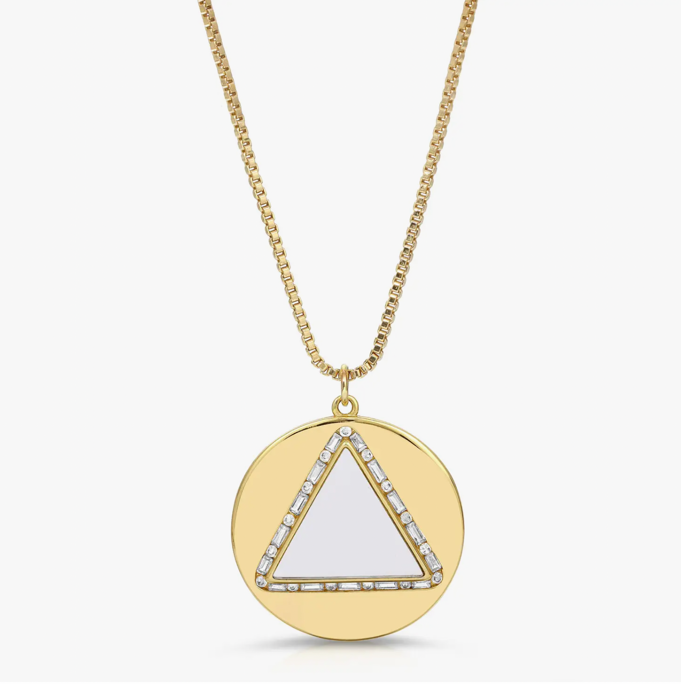 Glamrocks Hey You Mirror Necklace