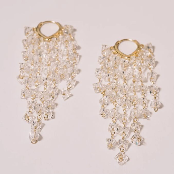Janna Conner Murial Crystal Drop Earrings