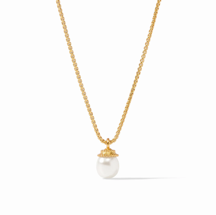 Noel Solitaire Necklace Pearl