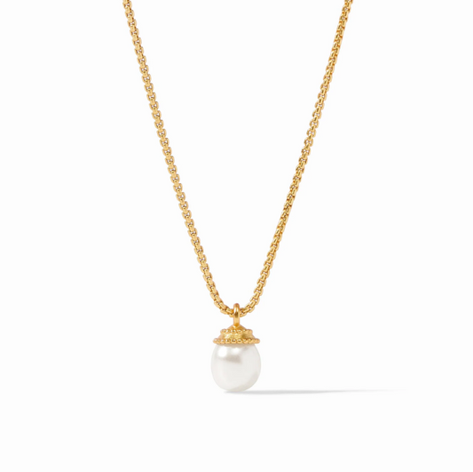 Noel Solitaire Necklace Pearl