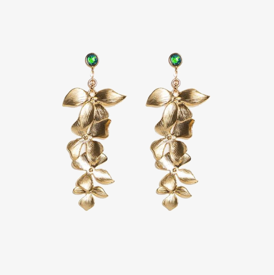 Jade Narcissa Earrings