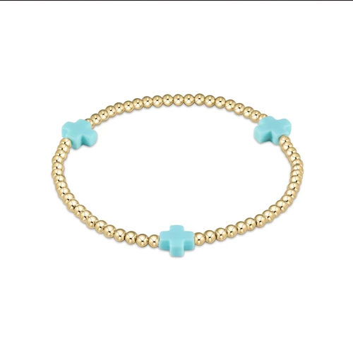 egirl 3mm Signature Cross Bracelet