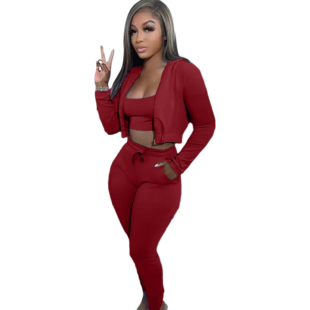 3 Piece Tracksuit Sets