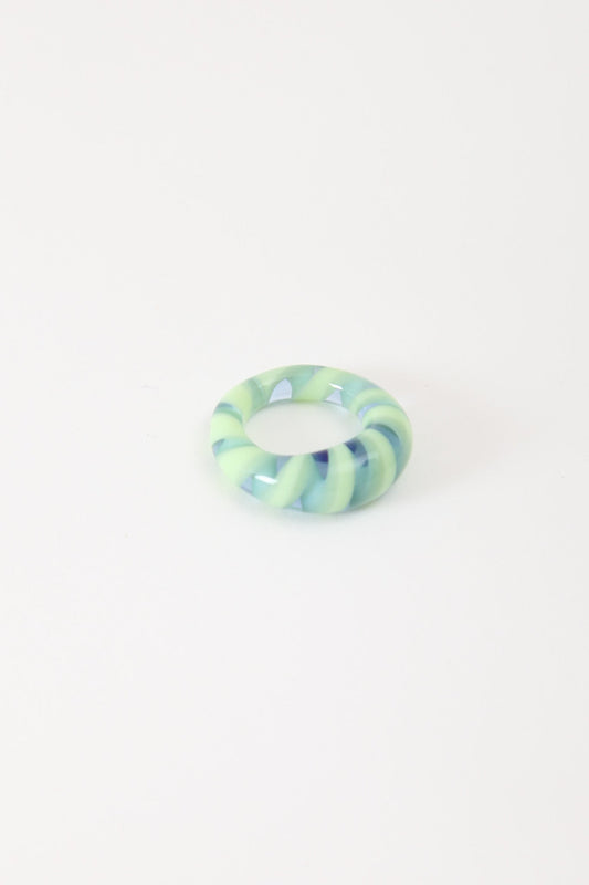 Spiral Glass Ring - Nemo