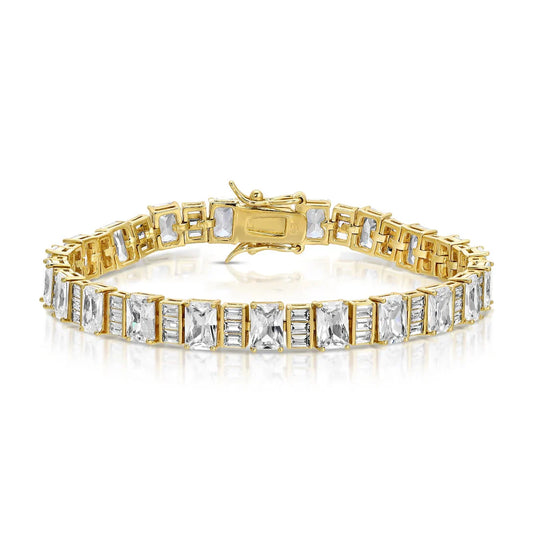 Elizabeth Stone Baguette Tennis Bracelet
