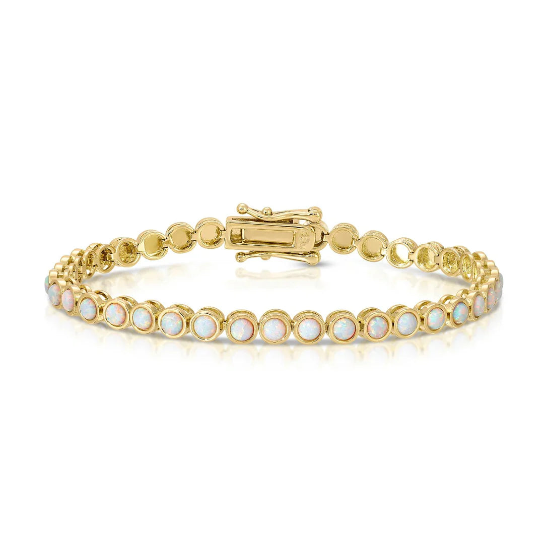 Elizabeth Stone Opal Tennis Bracelet