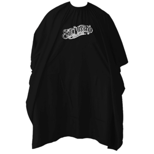 Suavecito Script Logo Black Barber Cape