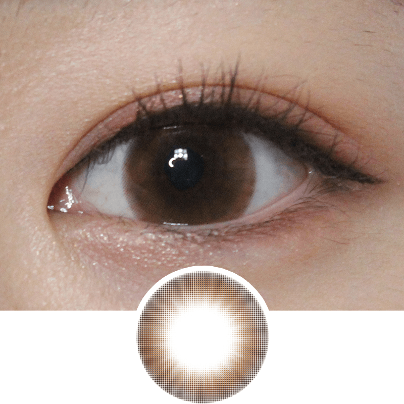 Pink Label Sumba Brown Colored Contacts Circle Lenses - EyeCandys