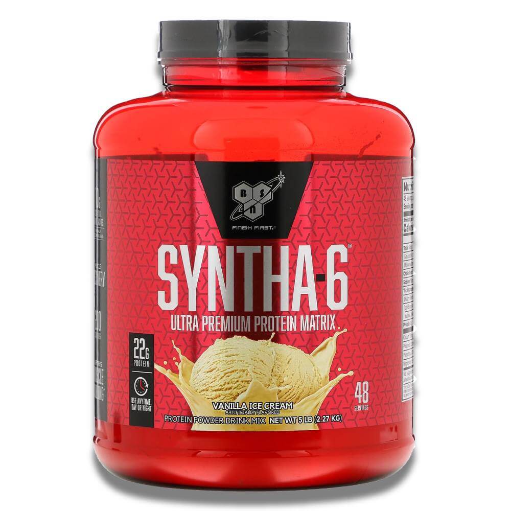 BSN - Syntha-6, Ultra Premium Protein Matrix, Vanilla Ice Cream - 5 Lb
