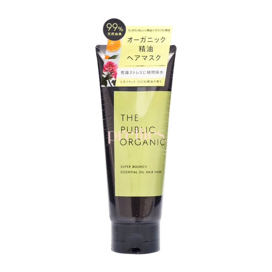 THE PUBLIC ORGANIC Super Bouncy Essential Oil Hair Mask (Mandarin Orange & Geranium) 150g