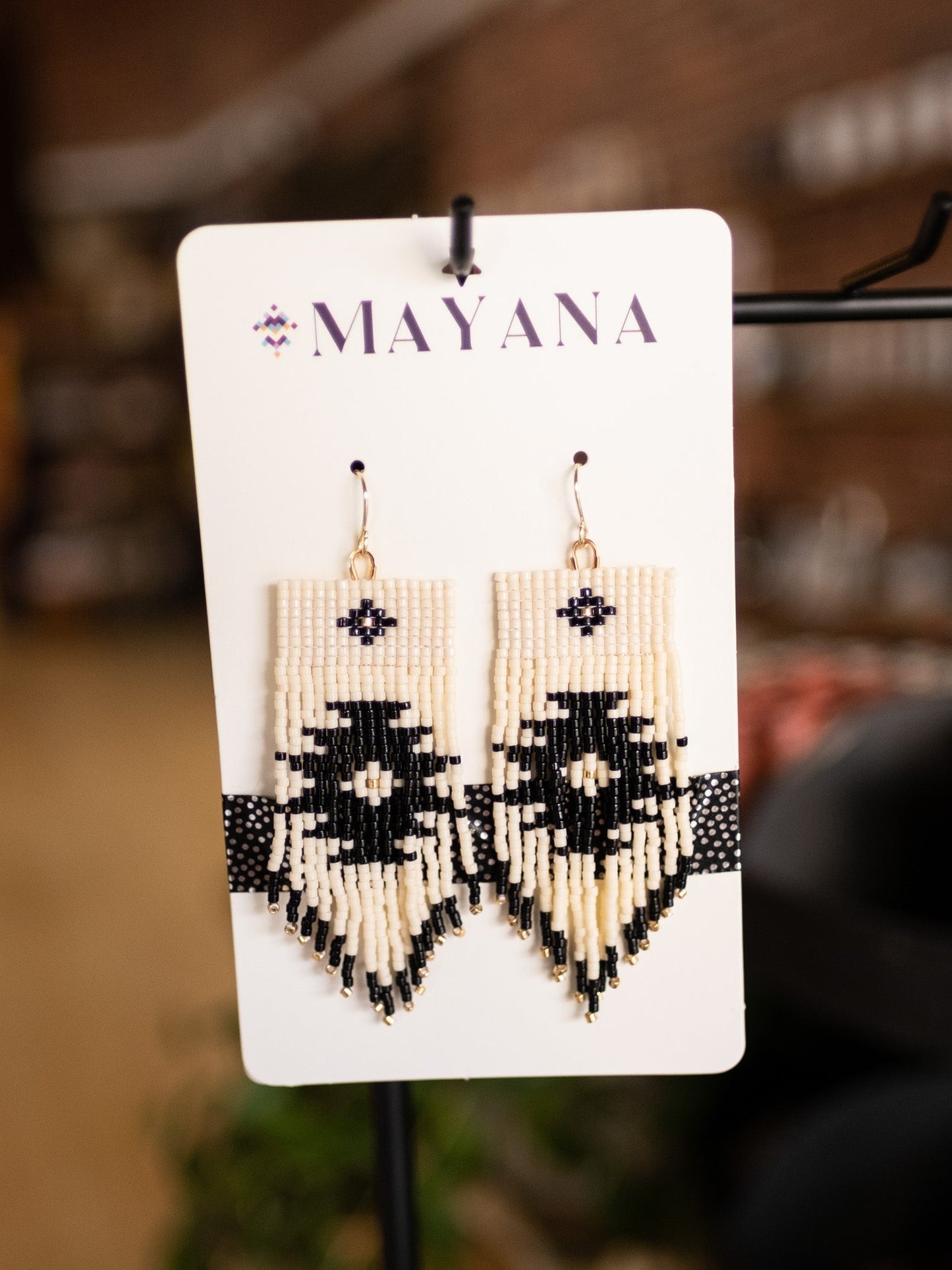 tribal fringe earrings
