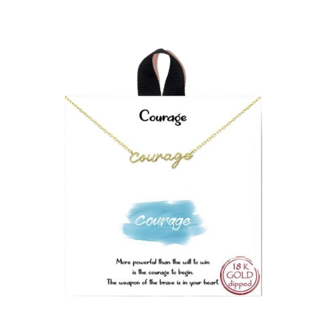 Courage Necklace - Hair With A Cause   Oncology Boutique
