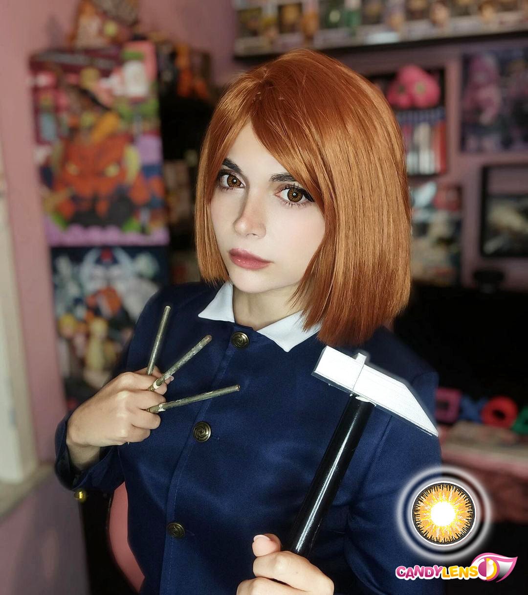 Vika Bright Brown Cosplay Color Lenses