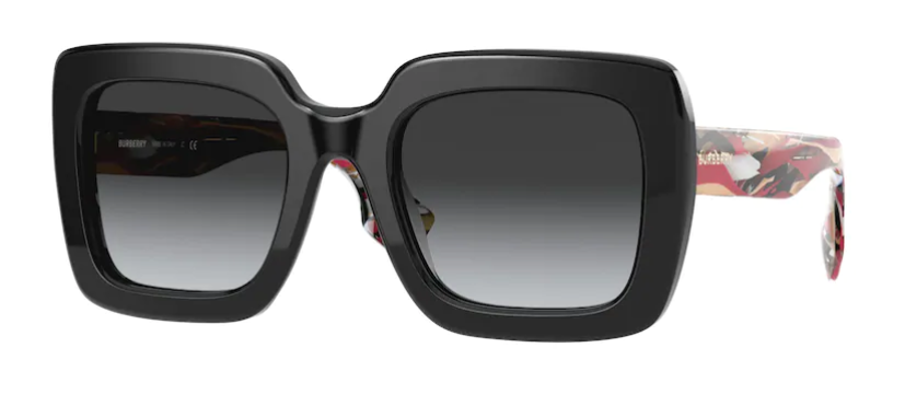 burberry be4284 plastic acetate prescription optical sunglasses luxury brand eyewear glasses england london made in italy female ladies women bold fashionable thick square classic 3803t3 polarized grey black red havana