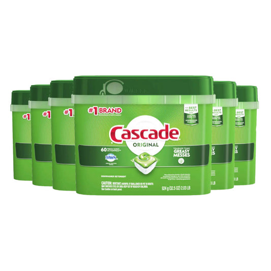 Cascade ActionPacs Fresh Scent Dishwasher Detergent 60 Ct ea - 6 Pack