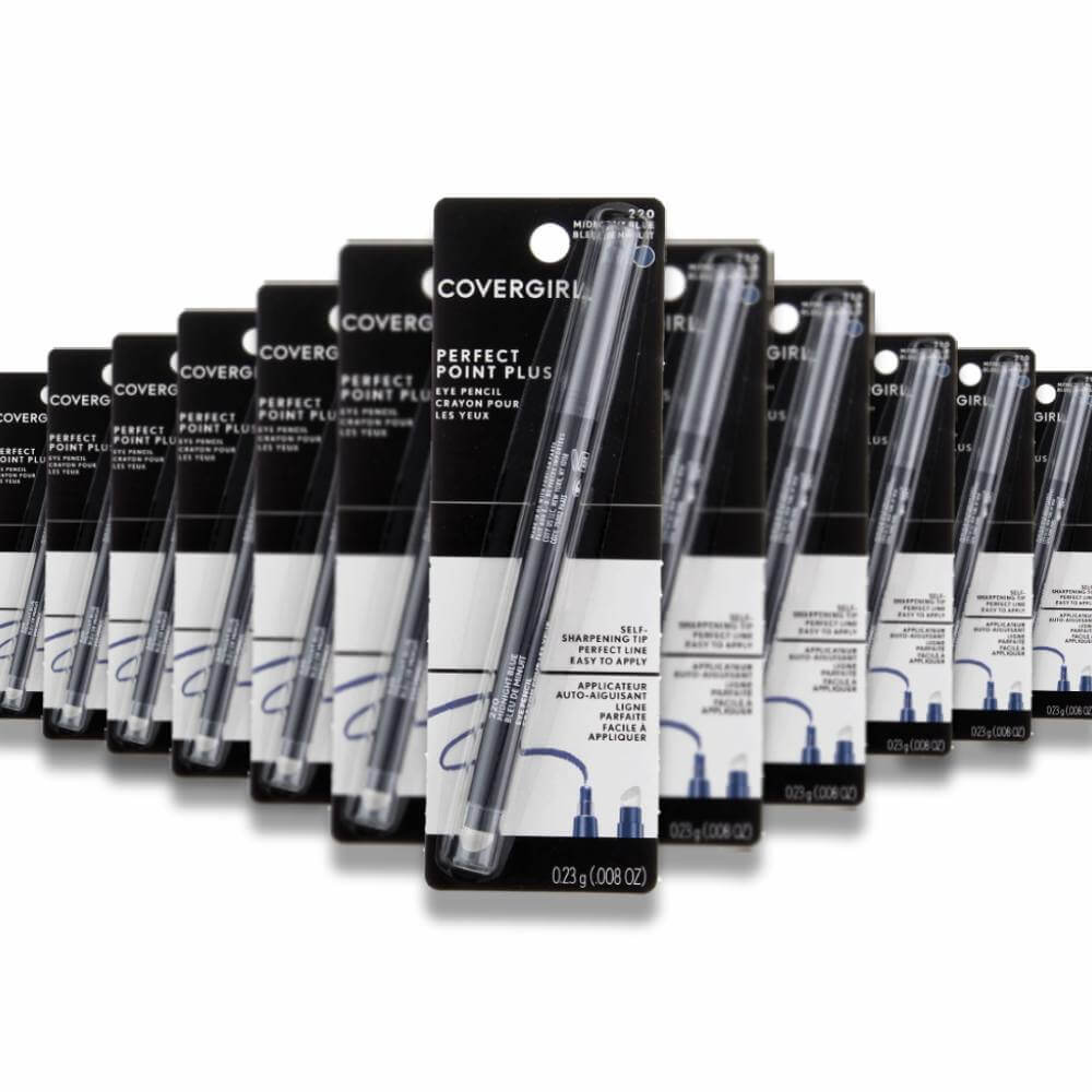 Covergirl - Perfect Point Plus Self Sharpening Eye Pencil, Midnight Blue [220] - 0.08 Oz - 36 Pack