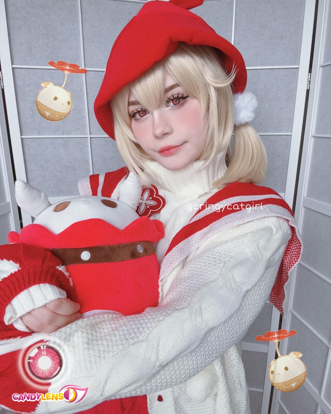 Sick Mary Vampire Red Cosplay Contacts