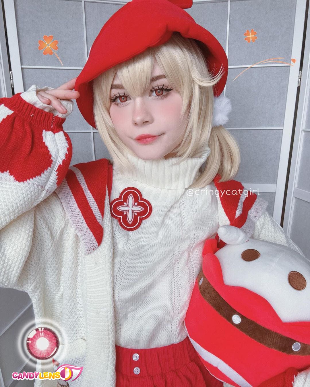 Sick Mary Vampire Red Cosplay Contacts