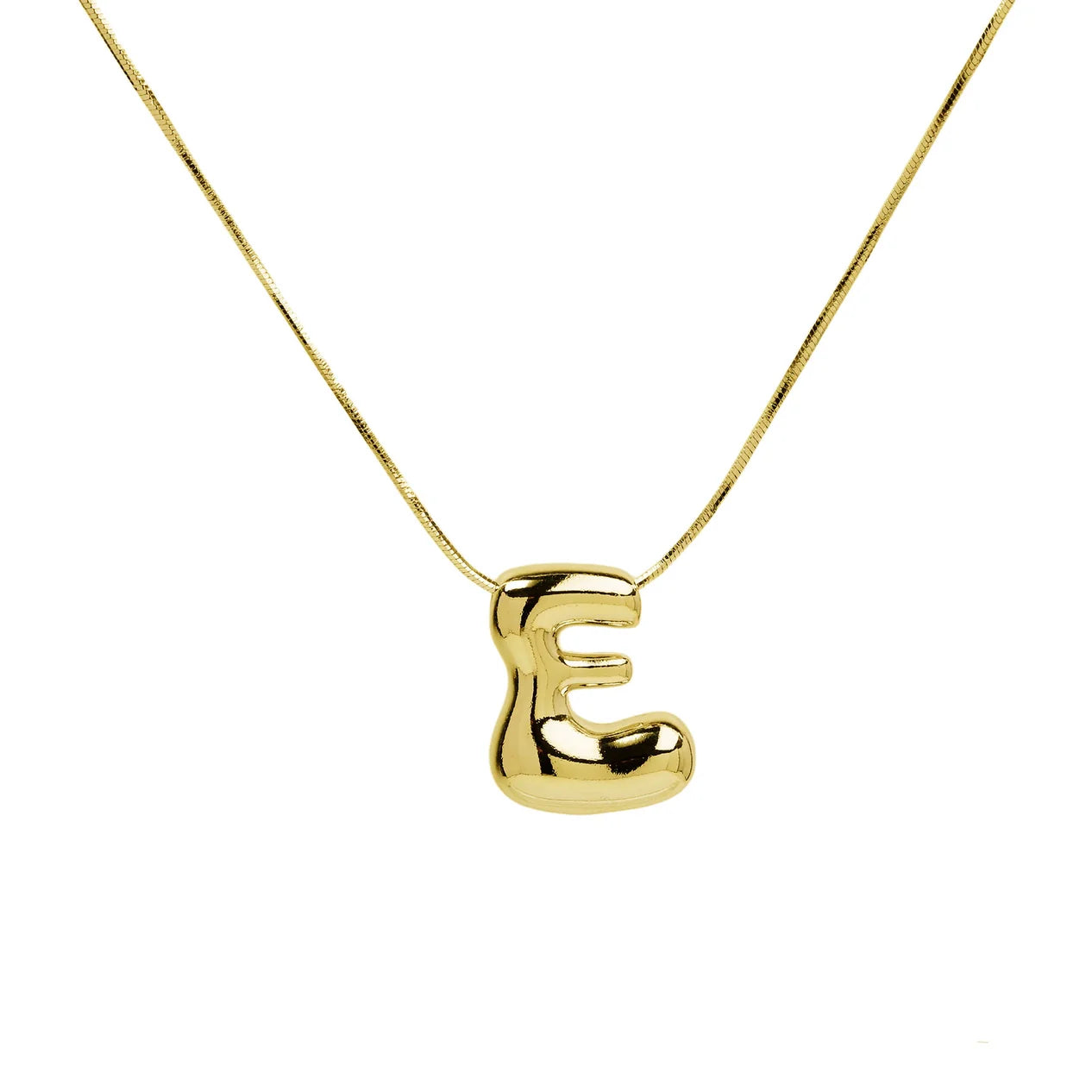 Initial Waterdrop 18K Gold Necklace