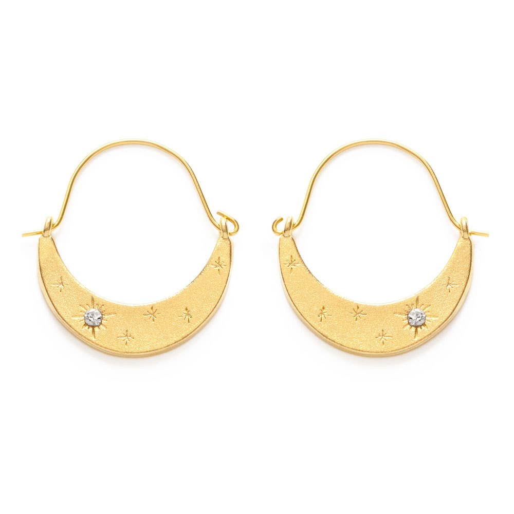 Amano Studio Starlight Crescent Earrings