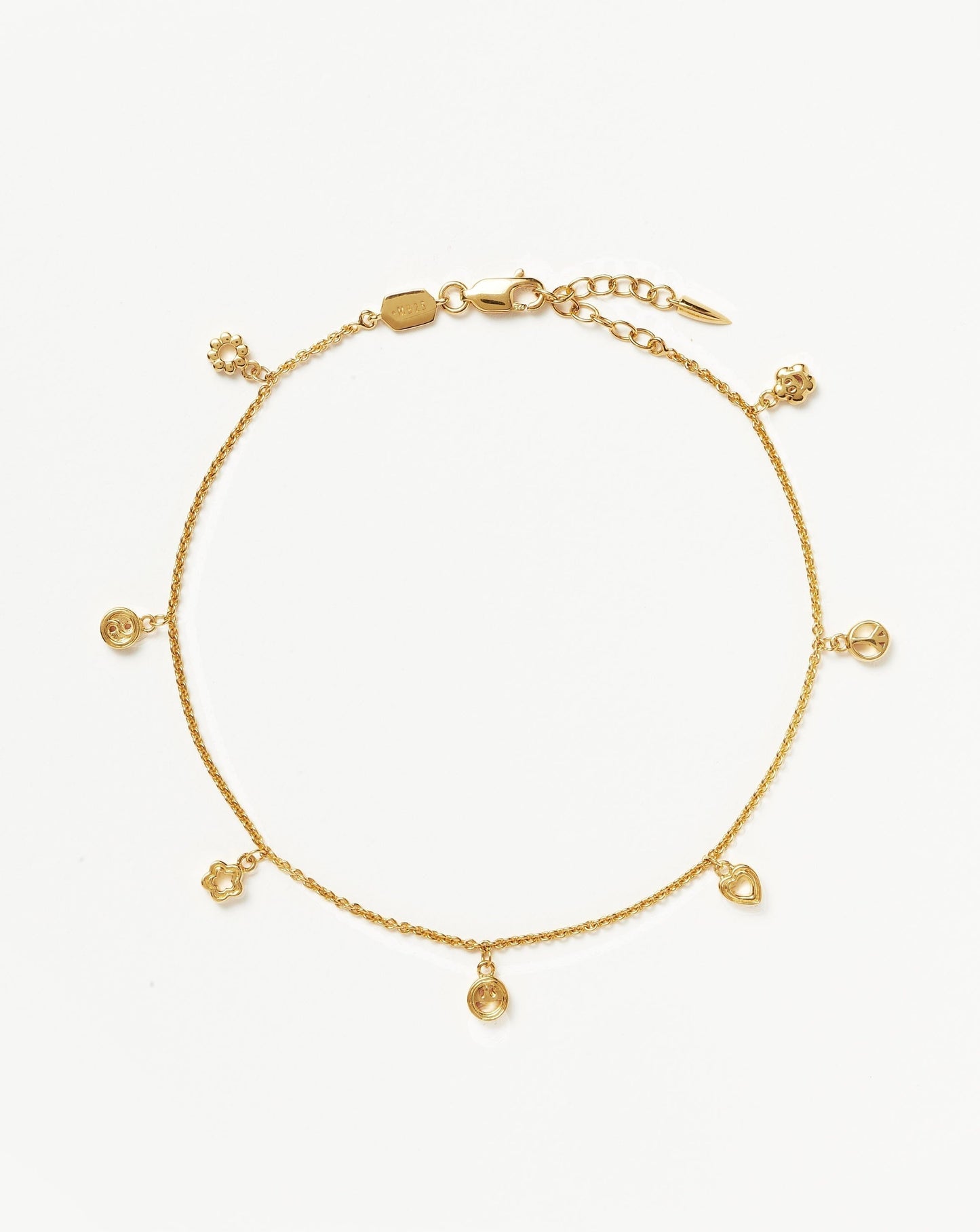 Good Vibes Multi Charm Anklet