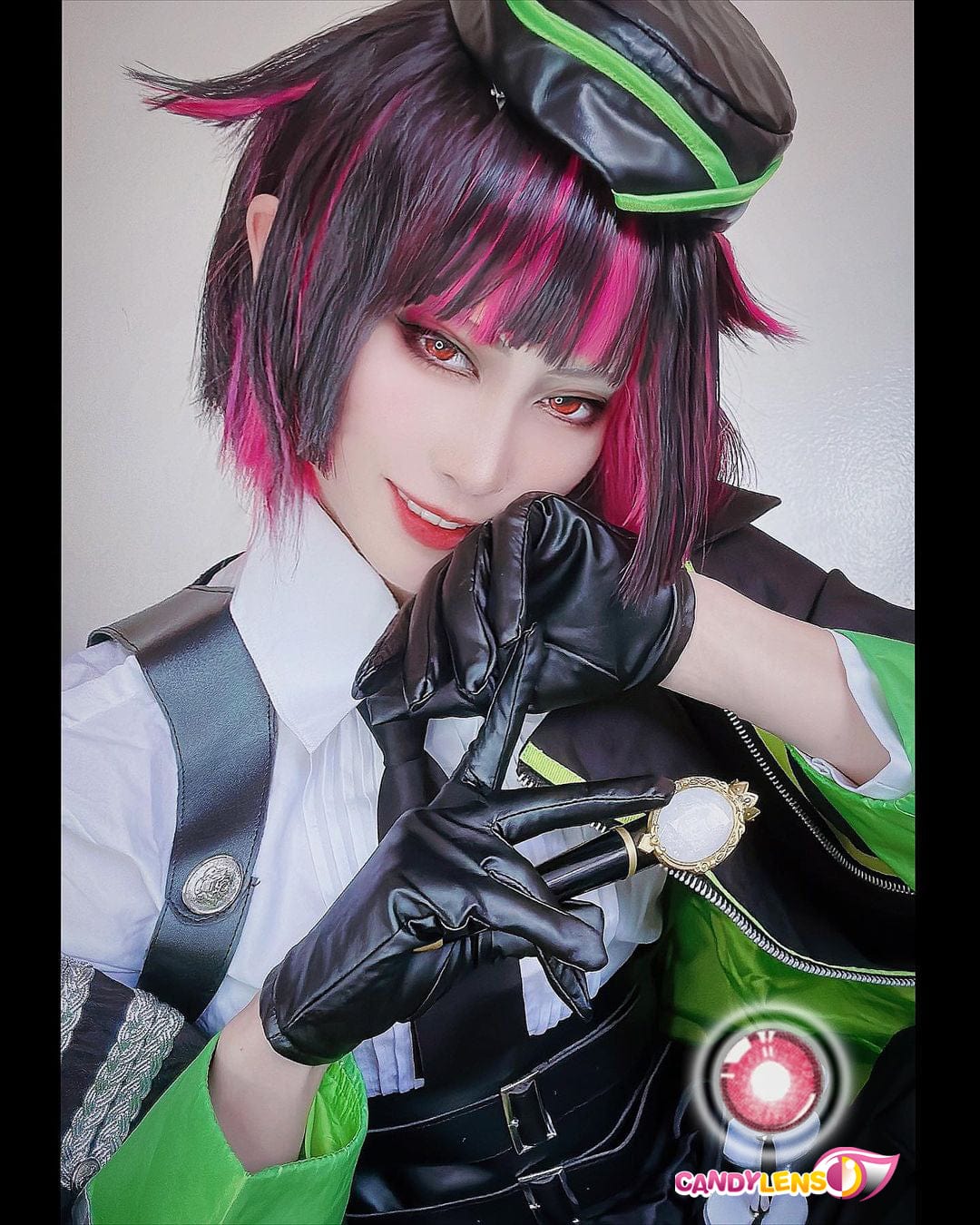 Sick Mary Vampire Red Cosplay Contacts