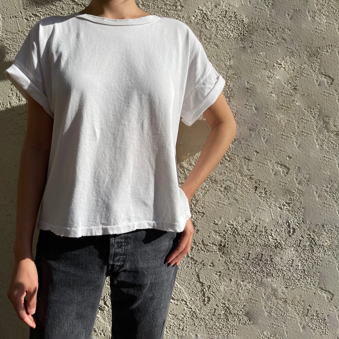 Fille Tee | Classic White