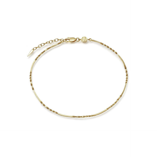 Isa Twisted Chain Anklet Anklets Missoma 18ct Gold Vermeil