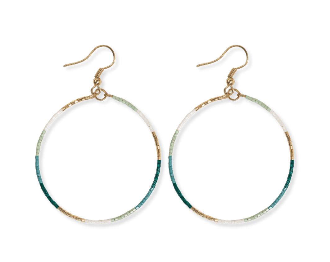 Kelly Hoop Earring- Turquoise